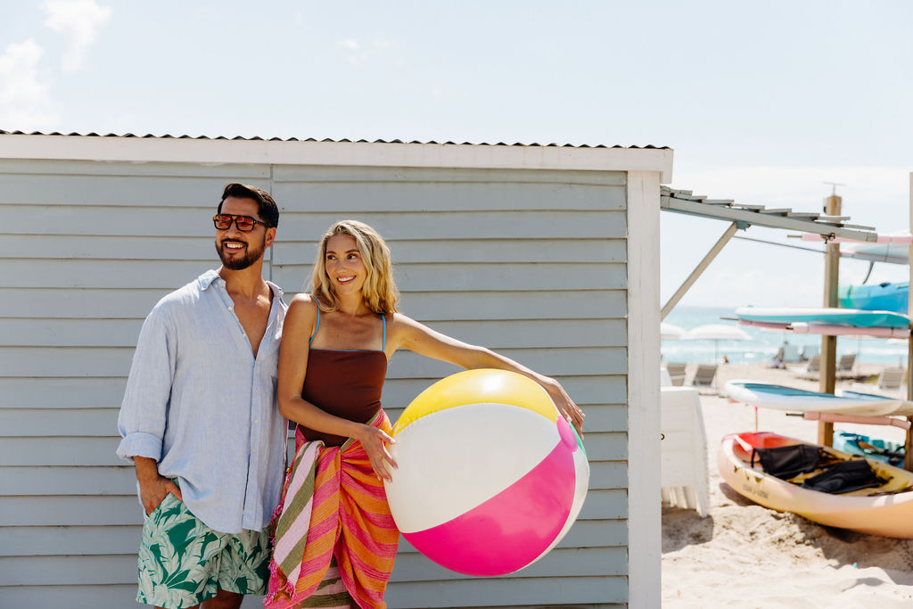 couple on singer island beach florida