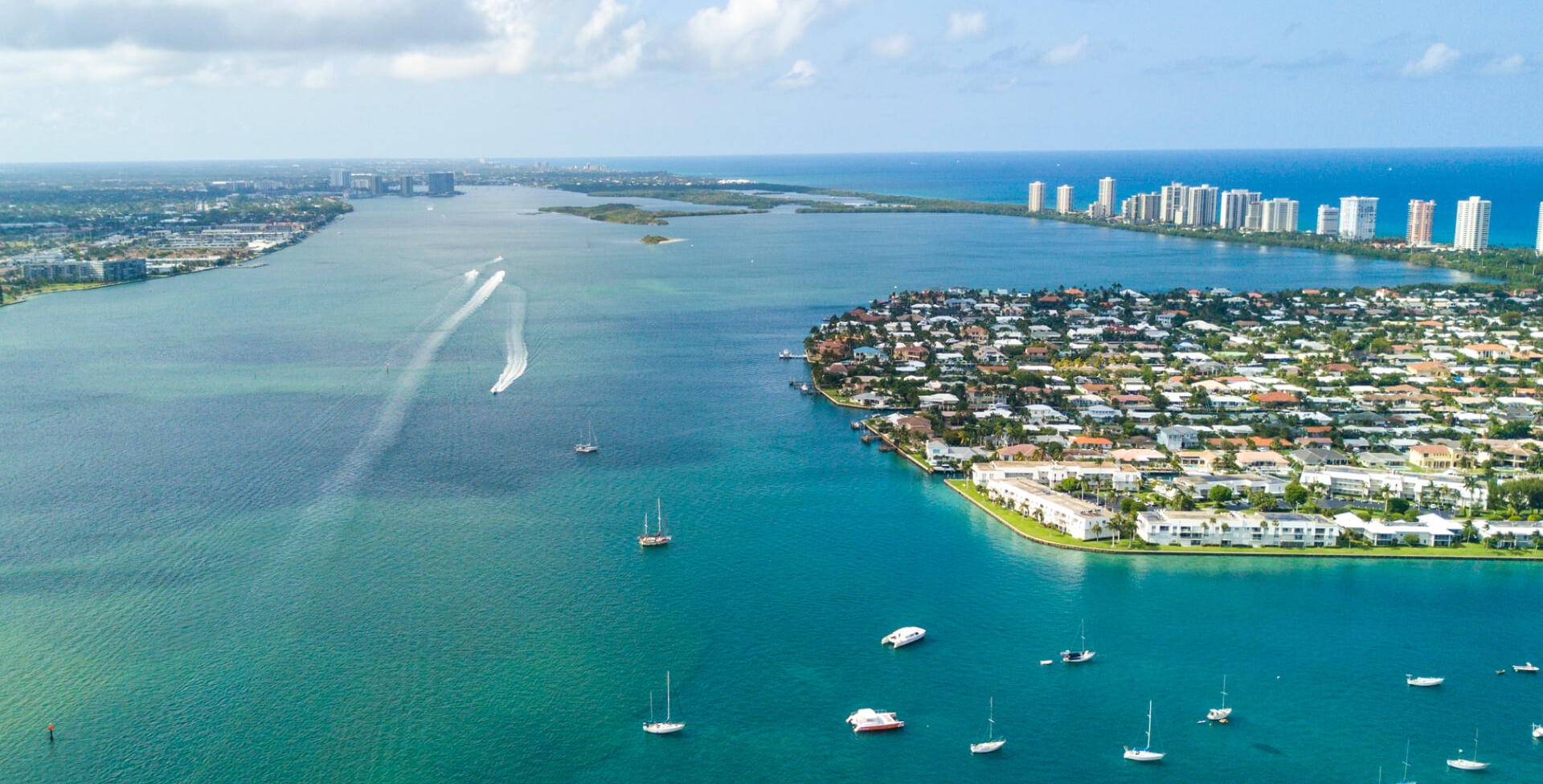 Drone image from The Singer Oceanfront Resort