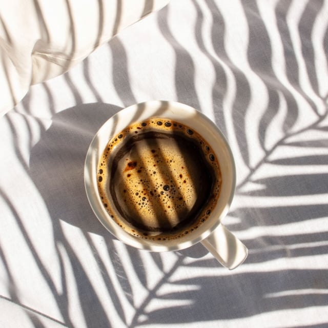 Casual coffee served at The Marketplace in The Singer Oceanfront Resort