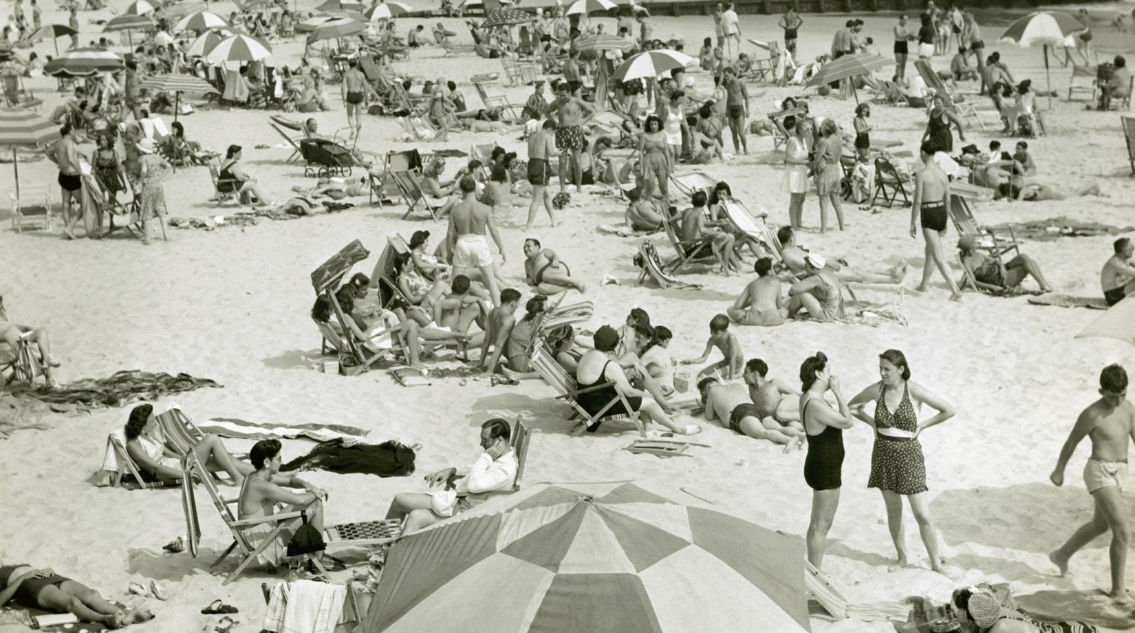 Bathers at the beach